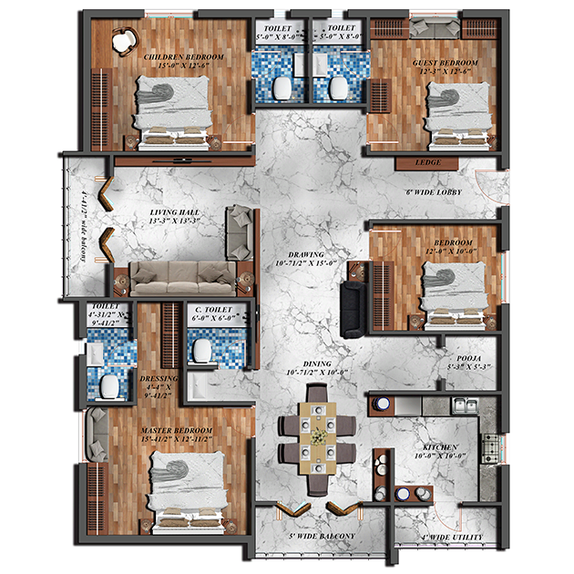 4 BHK
